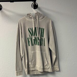 South Florida Beach Slouch Hoodie in Dusk Grey. Excellent Cndtn w Front Pocket!